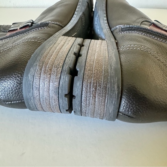 Pikolinos Black Leather Buckle Boots Size 37 - Picture 11 of 13